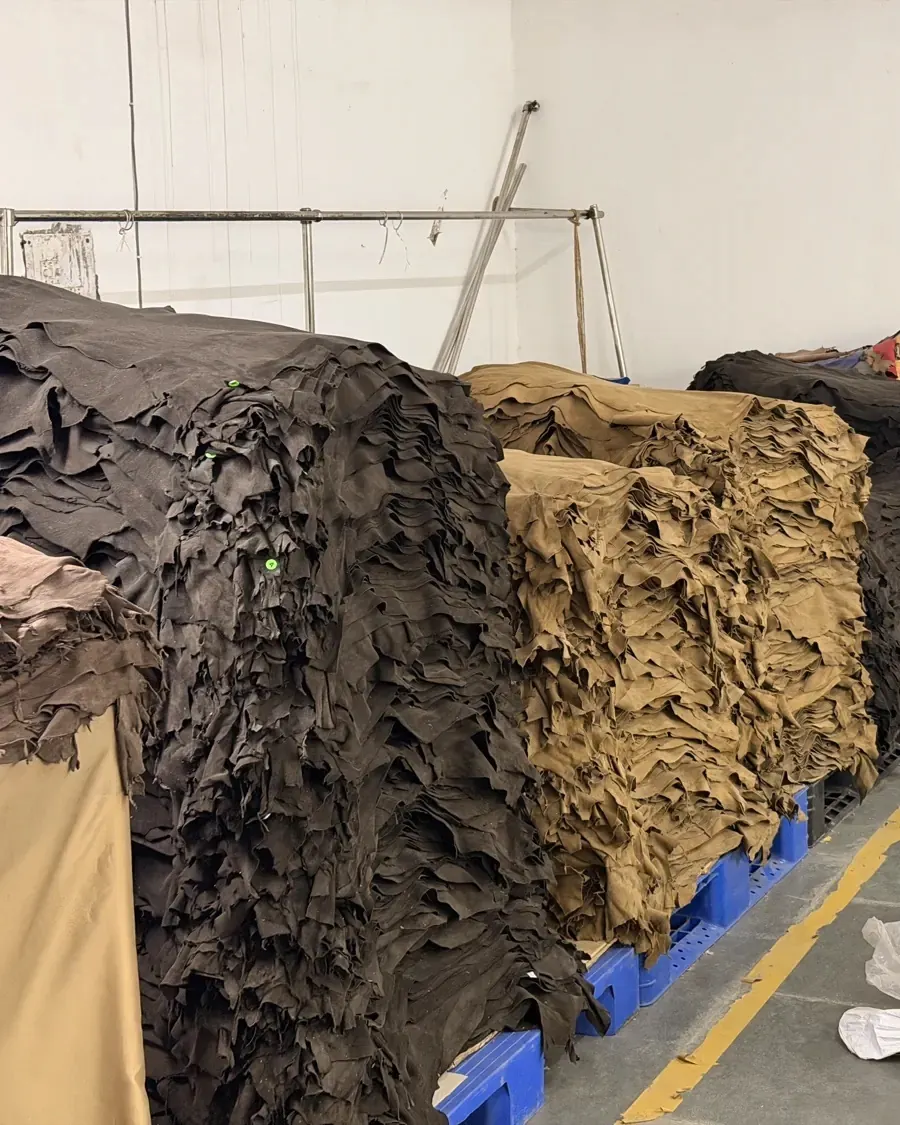 Hide Fashion grouped hides at the start of the production journey.